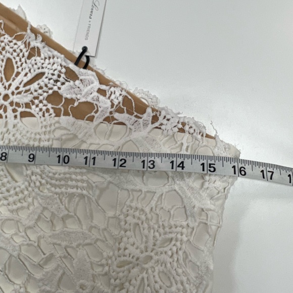 Lovers + Friends Yazmin Dress White Lace Size Small New With Tags - Picture 7 of 14